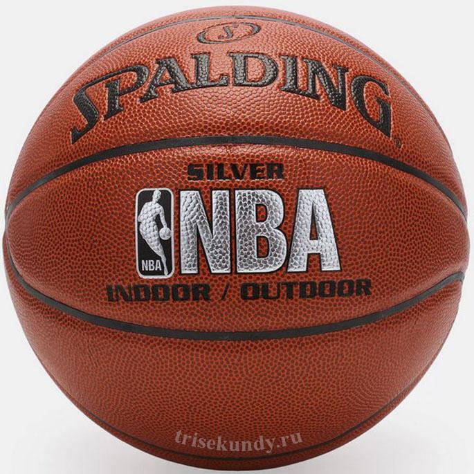 Мяч баскетбольный Спалдинг НБА Силвер